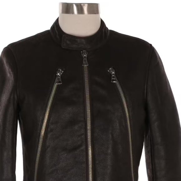 Maison Margiela Garderobe Sherpa Lined Leather Jacket - Picture 4 of 6